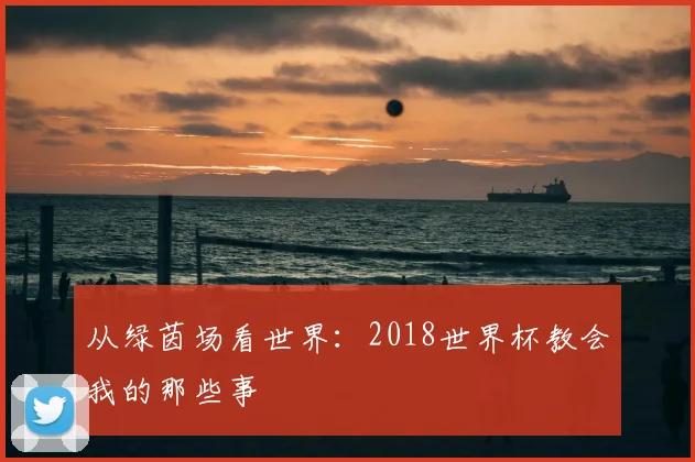 从绿茵场看世界:2018世界杯教会我的那些事