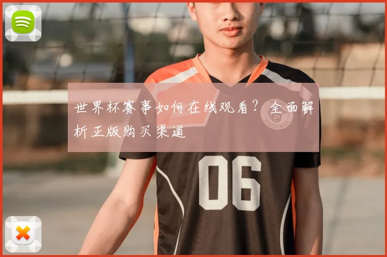 世界杯赛事如何在线观看?全面解析正版购买渠道